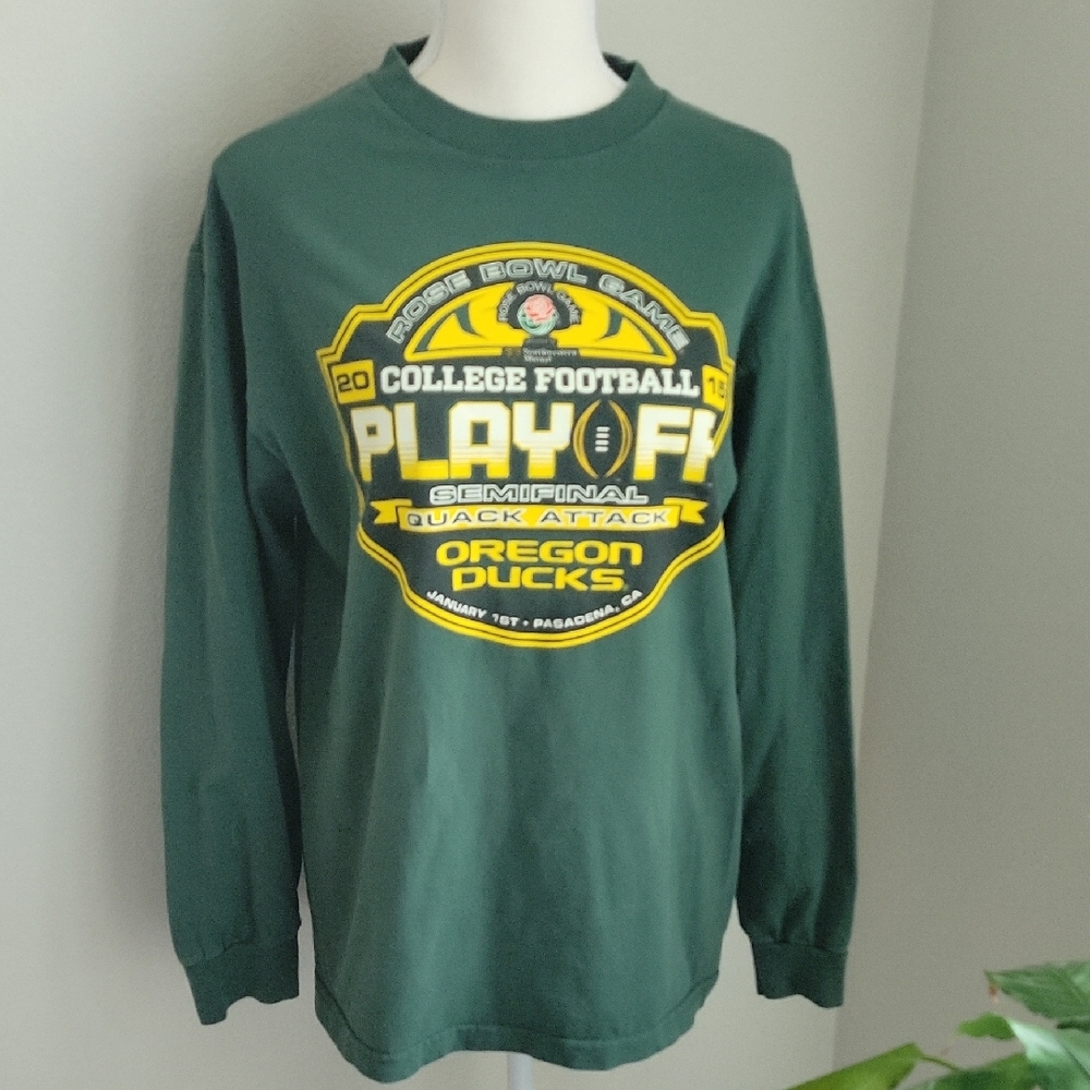 Oregon Ducks 2015 Pasadena Rose Bowl Playoff Long-sleeve T‑Shirt